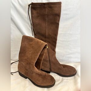 Adam Tucker Brown Suede Winter Boots
